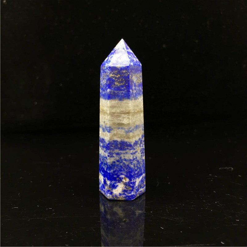 Natural Crystal Hexagonal Prism Single Tip Crystal Column Standard Multi-Material Semi-Precious Stone Crystal Column Decoration Wholesale