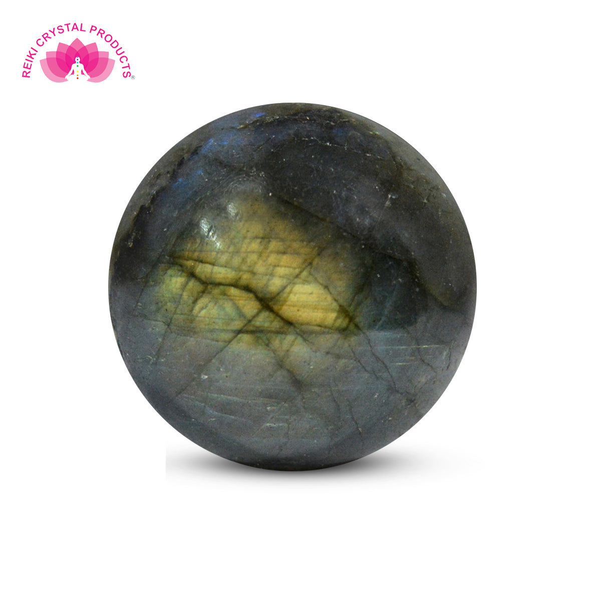 Natural Crystal Labradorite Stone Ball/Sphere 40mm Approx. For Reiki Healing Balls Spheres Buy From Reiki Crystal Products