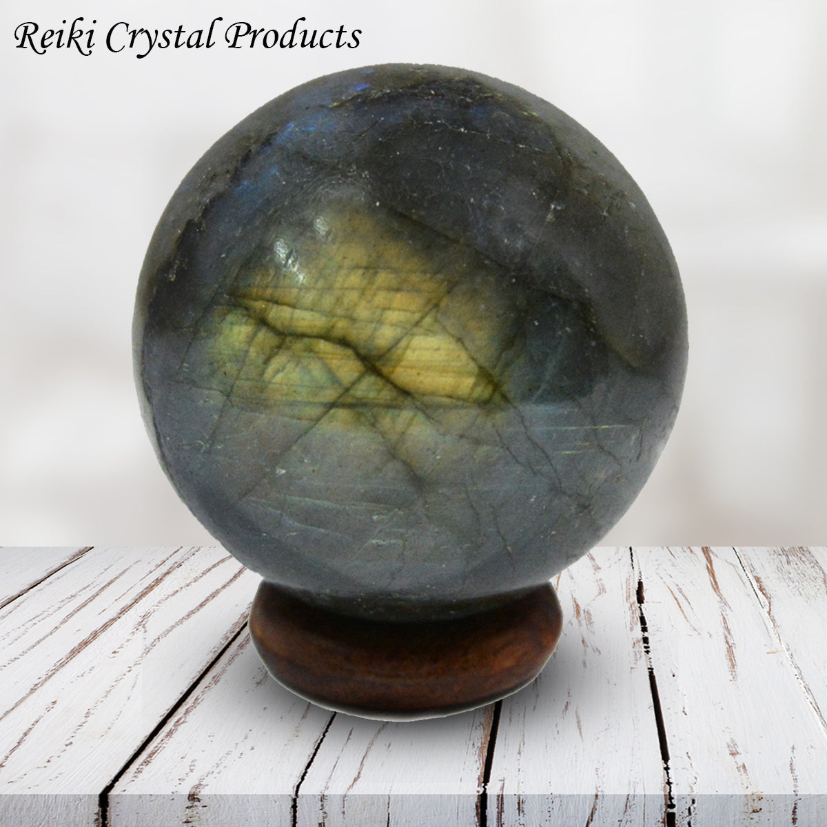 Natural Crystal Labradorite Stone Ball/Sphere 40mm Approx. For Reiki Healing Balls Spheres Buy From Reiki Crystal Products