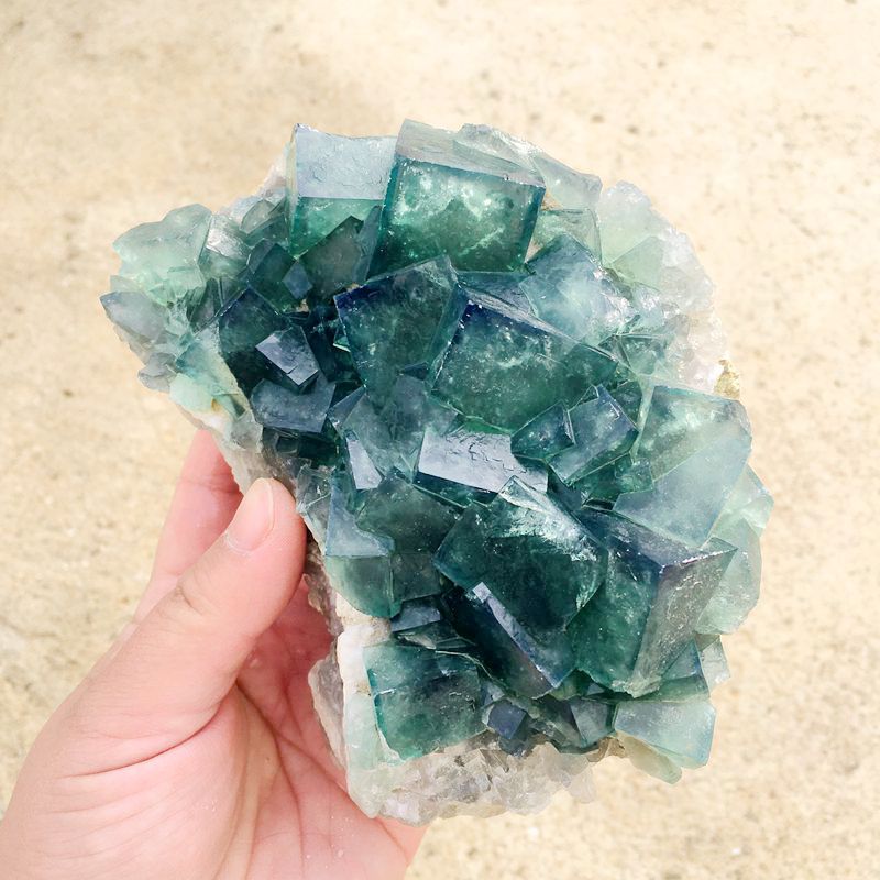 wholesale natural rough quartz stone mineral specimen healing  raw crystal green Fluorite cluster