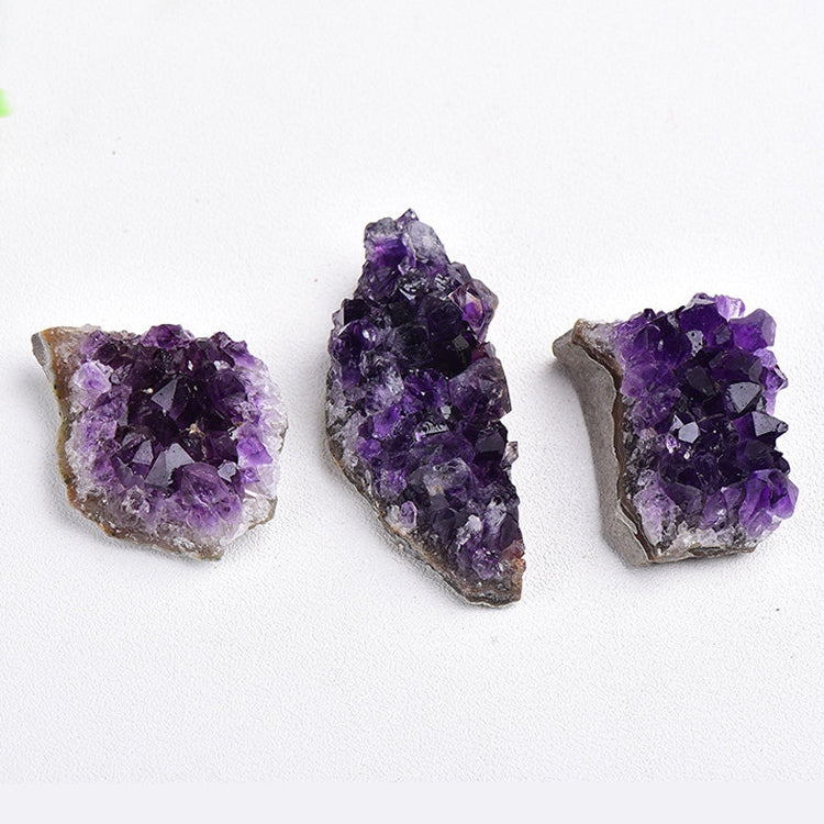 Raw crystals rough Uruguay heart shaped Amethyst geode cluster crystals healing stones natural crystal clusters