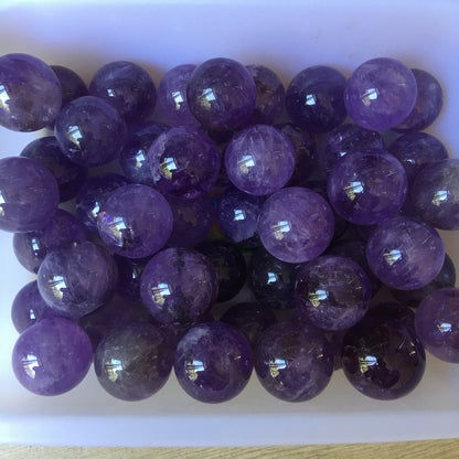 Natural Amethyst spheres crystal balls for fengshui decoration