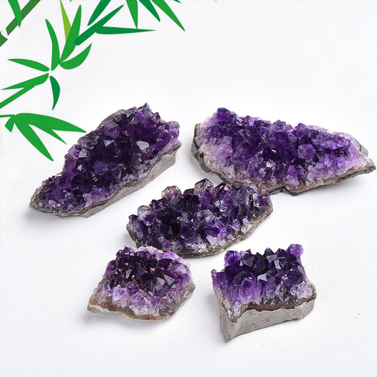 Raw crystals rough Uruguay heart shaped Amethyst geode cluster crystals healing stones natural crystal clusters