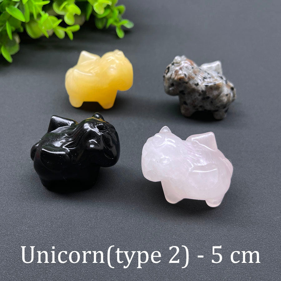 Wholesale Various Jasper Carved Crystal Stone Whale Dog Cat Bear Bunny Frog Mini Crystal Animal Carving