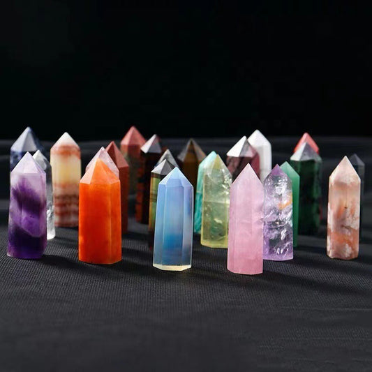 1PCS Natural Crystal Point Energy Column Obelisk Hand Polished Very Beautiful Gemstone Specimens Minerals Crystals Column