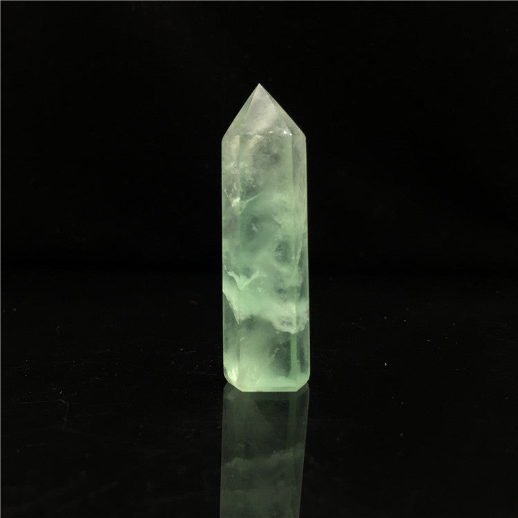 Natural Crystal Hexagonal Prism Single Tip Crystal Column Standard Multi-Material Semi-Precious Stone Crystal Column Decoration Wholesale