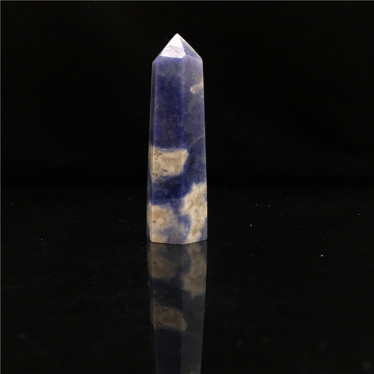 Natural Crystal Hexagonal Prism Single Tip Crystal Column Standard Multi-Material Semi-Precious Stone Crystal Column Decoration Wholesale